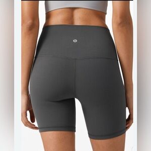 lululemon athletica High-Rise Charcoal Bike Shorts